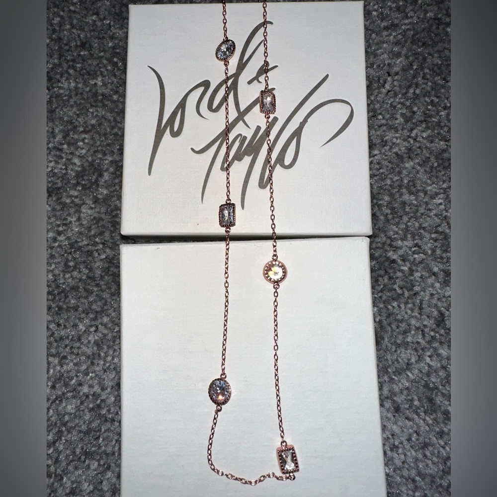 Rose Gold Colored Chain Necklace